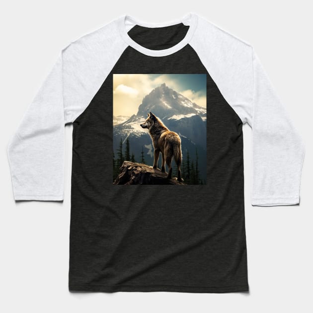 Summit Sentinel Baseball T-Shirt by vk09design